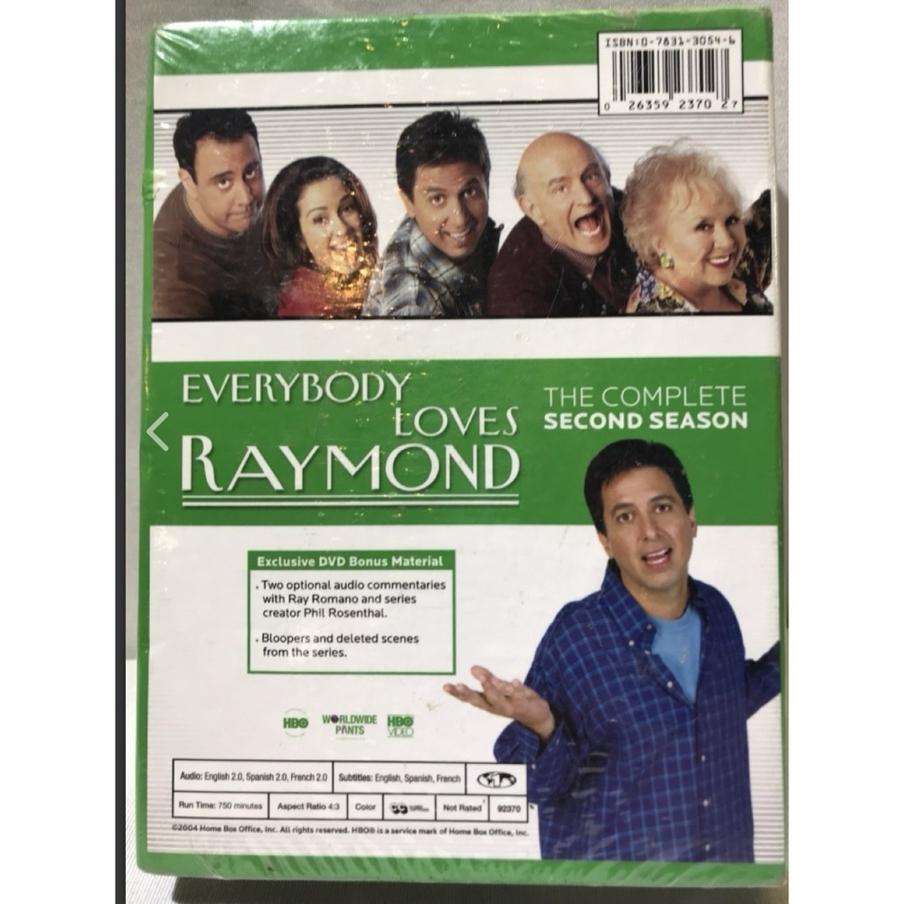 Everybody Loves Raymond - The Complete Second Season (DVD, 2004, 5-Disc Set)